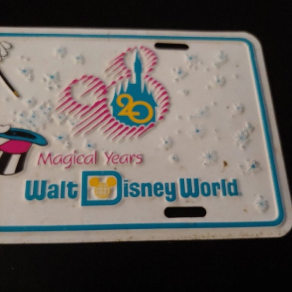 Disney Wall Decor Vintage Disney License Plate Poshmark